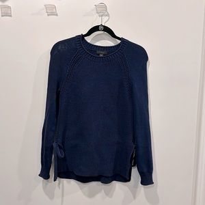 J Crew navy knit sweater